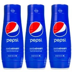 3x "SodaStream Pepsi" sirupas kaina ir informacija | Gazuoto vandens aparatai ir priedai | pigu.lt