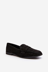 Women's Classic Black Moccasins Olevin 29680-21 цена и информация | Женские тапочки | pigu.lt