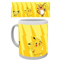 Pikachu Evolve Pokemon Mug 320 ml kaina ir informacija | Žaidėjų atributika | pigu.lt