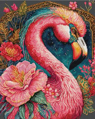 Siuvinėjimo rinkiniai "Flamingo Fantastico" 25x32cm SBU5036 Luca-S kaina ir informacija | Siuvinėjimo priemonės | pigu.lt