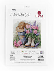 Siuvinėjimo rinkiniai "Garden Decor" 29x29cm SB7036 Luca-S kaina ir informacija | Siuvinėjimo priemonės | pigu.lt