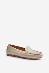 Women's Gold Loafers Ranica 30790-21 цена и информация | Женские тапочки | pigu.lt