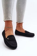 Classic Black Women's Moccasins Iramarie 31175-21 цена и информация | Женские тапочки | pigu.lt