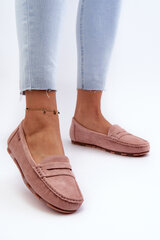 Women's Eco-Suede Moccasins Big Star NN274928 Memory Foam System Pink 31524-21 цена и информация | Женские тапочки | pigu.lt