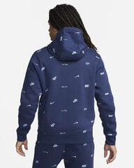 Nike Свитер для мужчин M Nk Club+ Bb Po Hoodie Fleece Blue FB7434 410 FB7434 410/M цена и информация | Мужские толстовки | pigu.lt