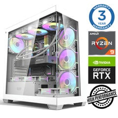 INTOP Ryzen 9 5900X 32GB DDR5 1TB SSD M.2 NVME RTX4070 SUPER 12GB no-OS kaina ir informacija | Stacionarūs kompiuteriai | pigu.lt