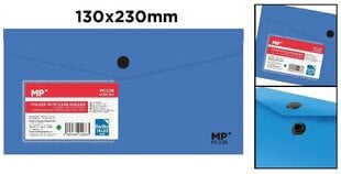 Конверт пластиковый с зажимом МП, С65 (230х130мм), 240мкр, прозрачный, 1 шт цена и информация | Канцелярские товары | pigu.lt