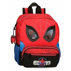 'Mokyklinis krepšys Spiderman Protector Raudona 23 x 28 x 10 cm' kaina ir informacija | Kuprinės mokyklai, sportiniai maišeliai | pigu.lt