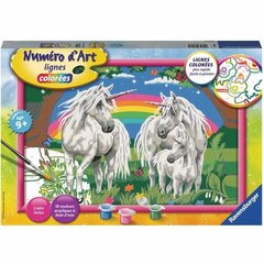 'Piešiniai piešimui Ravensburger In the Land of Unicorns' kaina ir informacija | Kanceliarinės prekės | pigu.lt