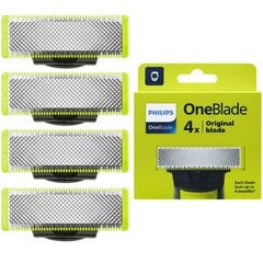 4x Philips Oneblade QP220/50 QP220/55 kaina ir informacija | Grožio prekių priedai | pigu.lt