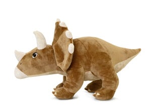 WP Merchandise - Dinozauras Triceratops Daisy - Minkštas pliušinis žaislas 47 cm kaina ir informacija | Minkšti (pliušiniai) žaislai | pigu.lt