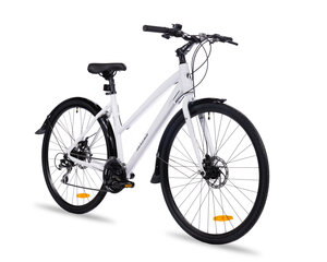 Prekė su pažeidimu.Dviratis Insera Hybrid Evo N, 48 cm, baltas kaina ir informacija | Prekės su pažeidimu | pigu.lt