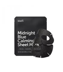 KLAIRS Midnight Blue Calming Sheet Mask - Zestaw 5 maskek, 25 ml kaina ir informacija | Veido kaukės, paakių kaukės | pigu.lt