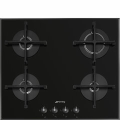 Smeg Glass Cooktop 4f Gas Black kaina ir informacija | Buitinės technikos priedai | pigu.lt