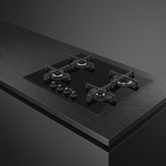 Smeg Glass Cooktop 4f Gas Black kaina ir informacija | Buitinės technikos priedai | pigu.lt