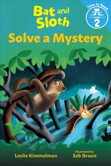 Bat and Sloth Solve a Mystery (Bat and Sloth: Time to Read, Level 2) kaina ir informacija | Knygos paaugliams ir jaunimui | pigu.lt