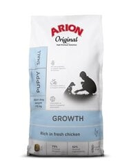 Arion Original Growth mažų veislių šuniukams su vištiena, 2 kg kaina ir informacija | Sausas maistas šunims | pigu.lt