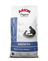 Arion Original Growth didelių veislių šuniukams su vištiena, 2 kg kaina ir informacija | Sausas maistas šunims | pigu.lt