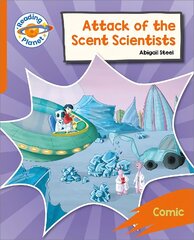 Reading Planet: Rocket Phonics Target Practice - Attack of the Scent Scientists - Orange kaina ir informacija | Knygos paaugliams ir jaunimui | pigu.lt