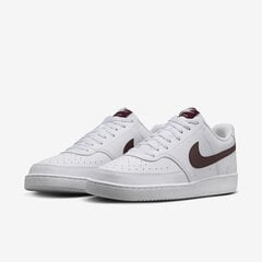 Nike Avalynė Vyrams Court Vision Lo Nn White Bordeaux DH2987 113 DH2987 113/10 kaina ir informacija | Kedai vyrams | pigu.lt