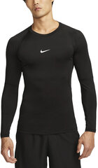 Nike Marškinėliai Vyrams M Np Df Tight Top Ls Black FB7919 010 FB7919 010/XL kaina ir informacija | Džemperiai vyrams | pigu.lt