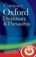 Compact Oxford Dictionary & Thesaurus 3rd Revised edition kaina ir informacija | Užsienio kalbos mokomoji medžiaga | pigu.lt