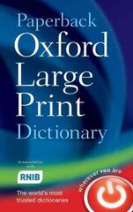 Paperback Oxford Large Print Dictionary 2nd Revised edition kaina ir informacija | Užsienio kalbos mokomoji medžiaga | pigu.lt