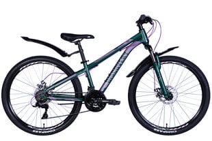 Dviračio 26" Discovery TREK AM DD rėmas-13" žalias (m) su sparnu kaina ir informacija | Dviračiai | pigu.lt