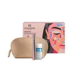 Akių makiažo rinkinys Collistar Gift Set: akių tušas Infitino, 11 ml + akių makiažo valiklis, 35 ml + kosmetinė kaina ir informacija | Akių šešėliai, pieštukai, blakstienų tušai, serumai | pigu.lt