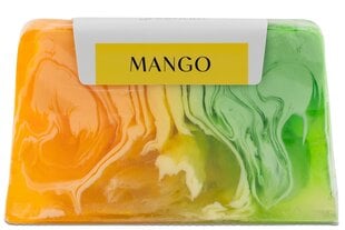 Rankų darbo Glicerino muilas Mango, Greenum, 2gab. x 100 g kaina ir informacija | Muilai | pigu.lt