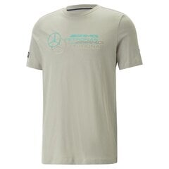 PUMA smėlios spalvos laisvalaikio marškinėliai vyrams MAPF1 Logo Tee Birch Tree - 53848207 53848207.XXL цена и информация | Мужские футболки | pigu.lt