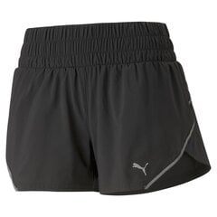 PUMA juodos spalvos bėgimo šortai moterims RUN WOVEN 3 SHORT W PUMA Black - 52328801 52328801.XS kaina ir informacija | Sportinė apranga moterims | pigu.lt