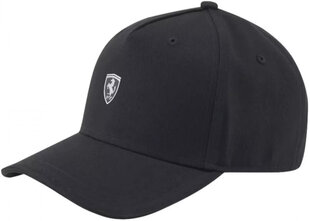 PUMA juodos spalvos laisvalaikio kepurė suaugusiems Ferrari SPTWR Style BB Cap Puma B - 02400601 02400601.ADULT цена и информация | Женские шапки | pigu.lt