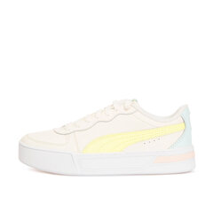 PUMA baltos spalvos laisvalaikio batai moterims Puma Skye Whisper White-Yellow Pear - 37476409 37476409.41 kaina ir informacija | Sportiniai bateliai, kedai moterims | pigu.lt