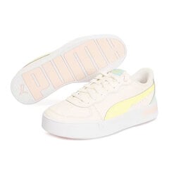 PUMA baltos spalvos laisvalaikio batai moterims Puma Skye Whisper White-Yellow Pear - 37476409 37476409.41 kaina ir informacija | Sportiniai bateliai, kedai moterims | pigu.lt