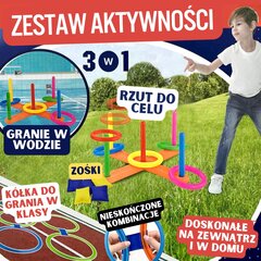 Žaidimų rinkinys vaikams Woopie 50247 3in1 kaina ir informacija | Vandens, smėlio ir paplūdimio žaislai | pigu.lt