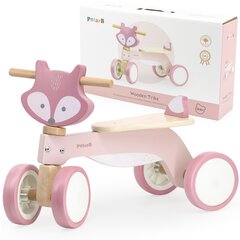 VIGA PolarB Wooden Fox Ride ant minkštų ratų kaina ir informacija | Dviračiai | pigu.lt