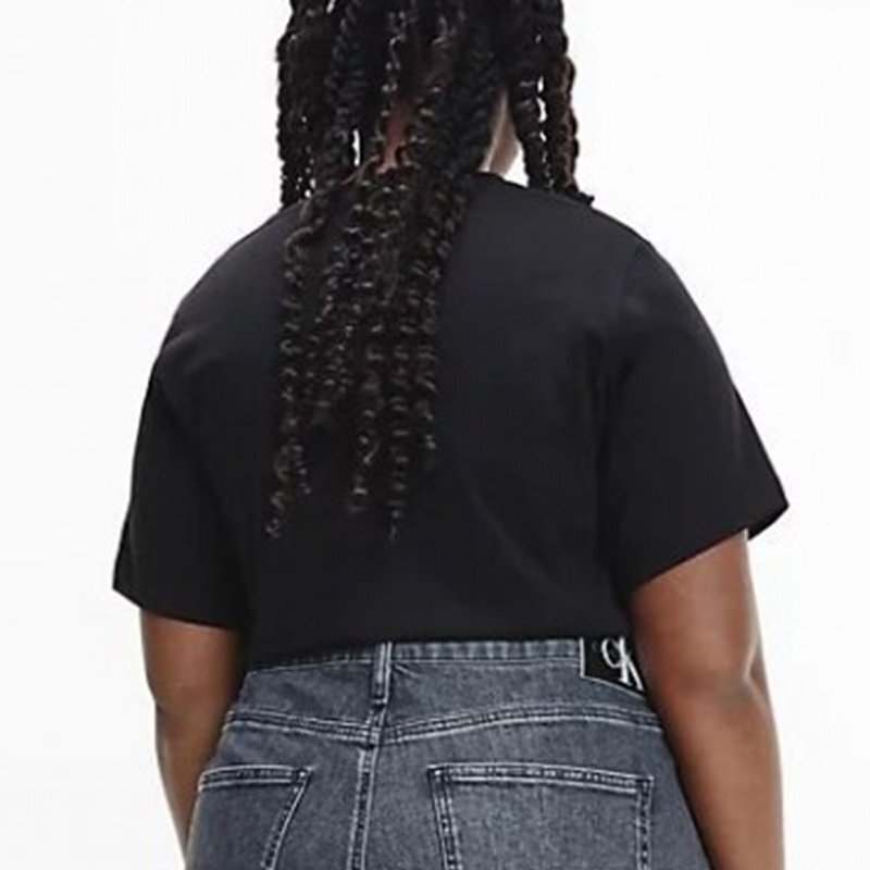 Calvin Klein Jeans moteriški marškinėliai 2pack plus size J20J218872-OK4 kaina ir informacija | Marškinėliai moterims | pigu.lt