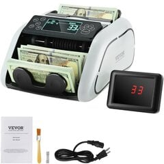 Vevor Bill Counter LCD, 1 vnt. kaina ir informacija | Valiutos tikrinimo aparatai | pigu.lt