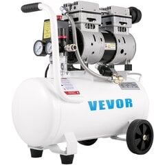 Suspausto oro kompresorius Vevor, 25L, 750W, 165 l / min kaina ir informacija | Kompresoriai | pigu.lt