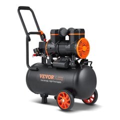 Suspausto oro kompresorius Vevor, 24L, 1450W, kaina ir informacija | Kompresoriai | pigu.lt