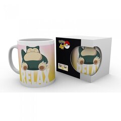 Pokemon Snorlax "Relax" Mug 320 ml kaina ir informacija | Žaidėjų atributika | pigu.lt