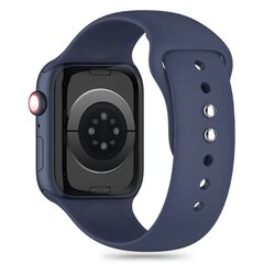 TECH-PROTECT SILIKONINIS APPLE WATCH 4 | 5 | 6 | 7 | 8 | 9 | SE | ULTRA 1 | 2 (42 | 44 | 45 | 49 MM) VIDURNAKTĮ MĖLYNAS kaina ir informacija | Išmaniųjų laikrodžių ir apyrankių priedai | pigu.lt