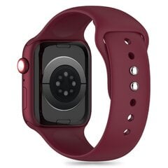 TECH-PROTECT SILIKONINIS APPLE WATCH 4 | 5 | 6 | 7 | 8 | 9 | SE | ULTRA 1 | 2 (42 | 44 | 45 | 49 MM) MULBERRY kaina ir informacija | Išmaniųjų laikrodžių ir apyrankių priedai | pigu.lt