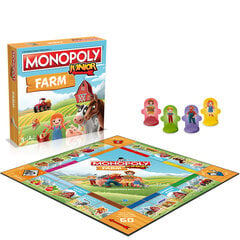 Winning Moves Junior Monopoly - Stalo žaidimas - Farma kaina ir informacija | Stalo žaidimai, galvosūkiai | pigu.lt