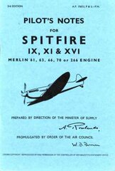 Spitfire IX, XI & XVI Pilot Notes: Air Ministry Pilot's Notes kaina ir informacija | Socialinių mokslų knygos | pigu.lt