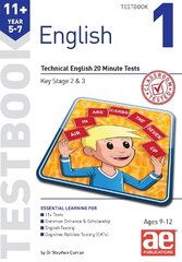 11plus English Year 5-7 Testbook 1 цена и информация | Книги для подростков и молодежи | pigu.lt