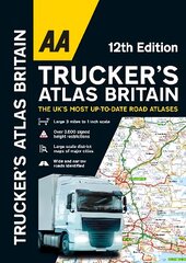 AA Trucker's Atlas Britain 12th New edition kaina ir informacija | Kelionių vadovai, aprašymai | pigu.lt