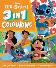 Disney Lilo & Stitch: 3 in 1 Colouring kaina ir informacija | Knygos mažiesiems | pigu.lt