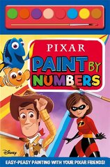 Pixar: Paint By Numbers kaina ir informacija | Knygos mažiesiems | pigu.lt